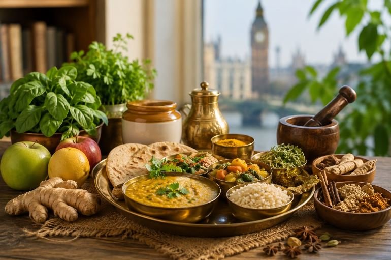 ayurvedic diet principles abroad by Deshsansaar