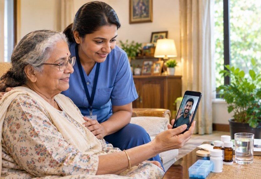 supporting parents medical diagnosis from abroad