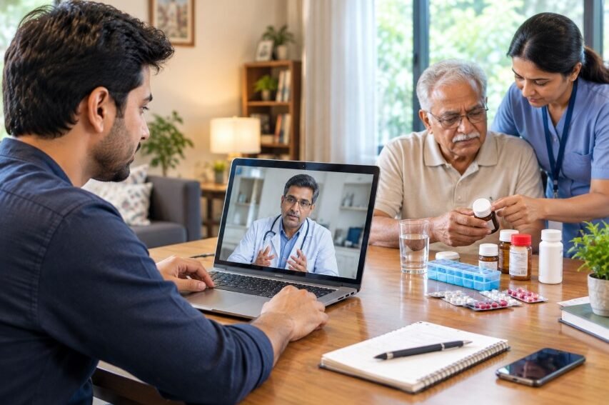 supporting parents medical diagnosis from abroad