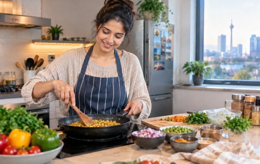 Indian food traditions abroad