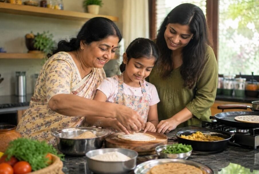 Indian food traditions abroad