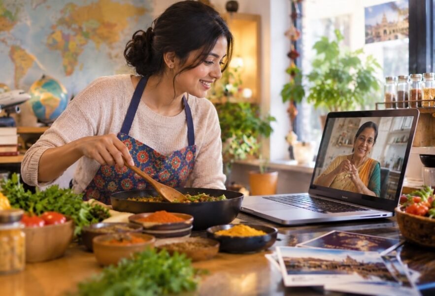 Indian food traditions abroad